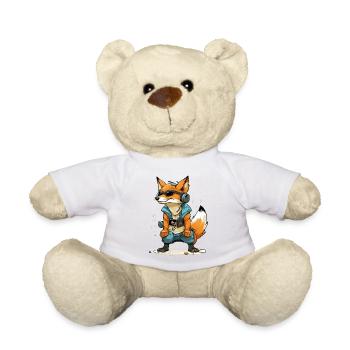 Zoki le renard - Nounours - blanc - Devant