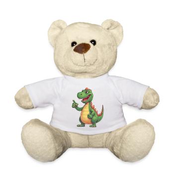 Un Dino auquel vous pouvez faire confiance Un pouce levé pour vous - Nounours - blanc - Devant