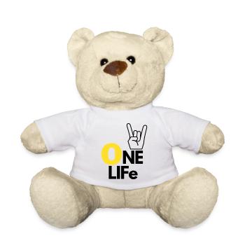 One life - Nounours - blanc - Devant