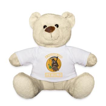 Horror Plague Doctor Film Festival Halloween Zombie - Teddy Bear - white - Front