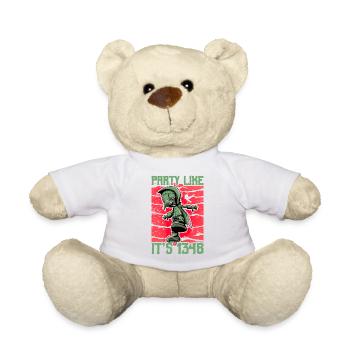 Médecin, médecin, étudiant en médecine, diplômé - Nounours - blanc - Devant