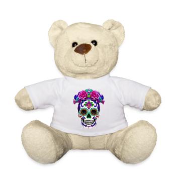 Dia de los Muertos - Nounours - blanc - Devant
