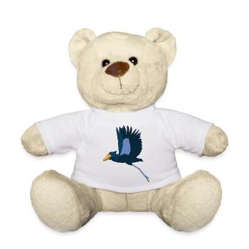 Schuhschnabel Vogel Ornithologe Wald I Geschenk - Teddy - Weiß - Vorne