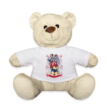 Horror Clown Horrorfilm Filmfestival + Halloween - Teddy - Weiß - Vorne