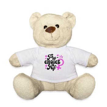 Feminist Pro-Choice Af - Teddy Bear - white - Front