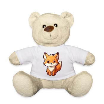Fuchs Kawaii - Teddy - Weiß - Vorne
