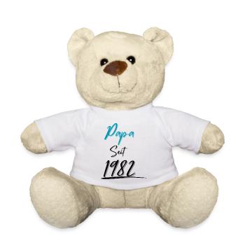 Papa seit 1982 - Teddy - Weiß - Vorne