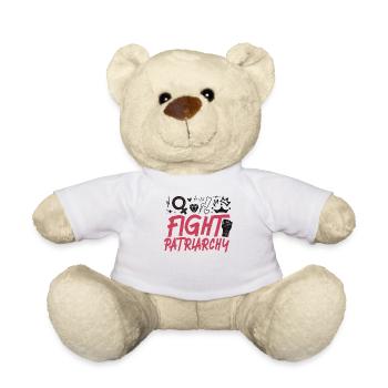 Feminist Fight Patriarchy - Teddy - Weiß - Vorne