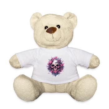 Totenkopf - Teddy - Weiß - Vorne