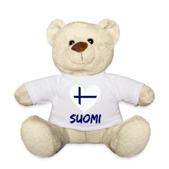 Finlande Suomi - Nounours - blanc - Devant