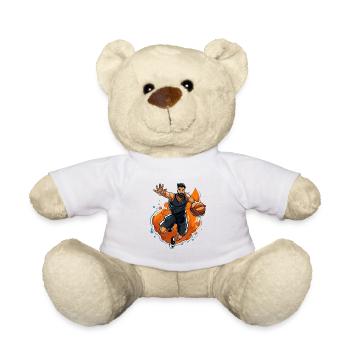 BASKETBALL forever! - Teddy Bear - white - Front