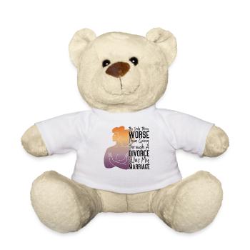 Happy Divorce Party The Only Thing - Teddy - Weiß - Vorne