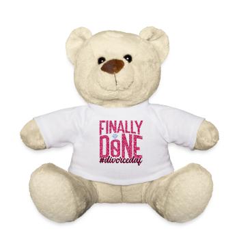 Happy Divorce Party Finally Done - Teddy - Weiß - Vorne