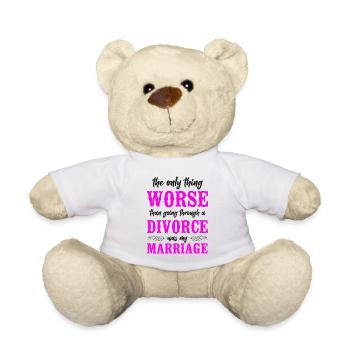 Happy Divorce Party The Only Thing - Teddy - Weiß - Vorne