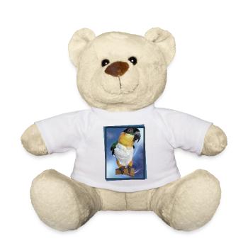 Le caïque à tête noire - Nounours - blanc - Devant
