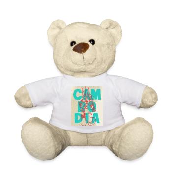 Cambodia Tradition Dance Khmer Apsara I Gift - Teddy Bear - white - Front