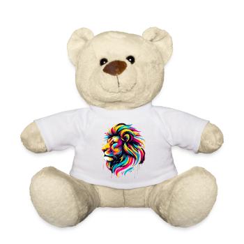 Lion - Teddy Bear - white - Front