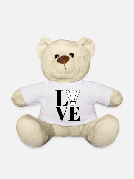 Badminton badminton badminton fan équipe de badminton - Nounours - blanc