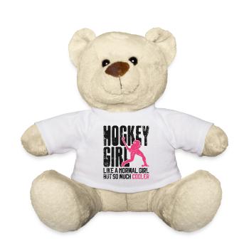 Hockey sur gazon Fille de hockey comme une - Nounours - blanc - Devant
