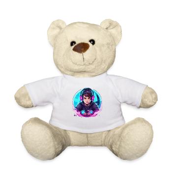 Le jeu est ma vie - Nounours - blanc - Devant