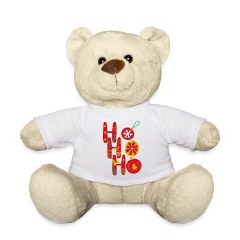 Ho Ho Ho - Teddy - Weiß - Vorne