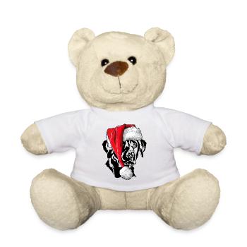 Père Noël Labrador Retriever chien de Noël Wilsigns - Nounours - blanc - Devant