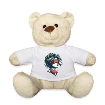 Verliebtes Herz von Breton - Teddy - Weiß - Vorne