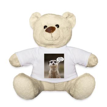Erdmännchen - Teddy - Weiß - Vorne