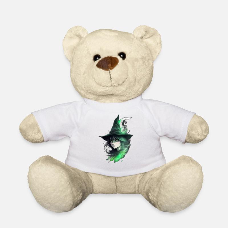Hexe - Teddy - Weiß