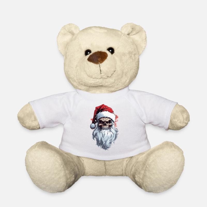 Bad Santa Ugly Christmas Weihnachtsmann Geschenk - Teddy - Weiß