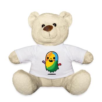 Cute Ghost / Halloween - Teddy Bear - white - Front