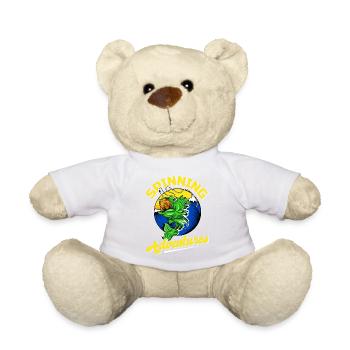 Fishing, Angler, Fisherman Fishing and Pike Fishing - Teddy Bear - white - Front