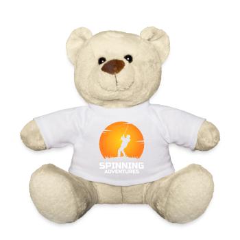 Angel, Angler, Fischer Fischen und Hecht Angeln - Teddy - Weiß - Vorne