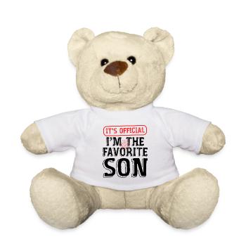Its Official Im The Favorite Son - Nounours - blanc - Devant