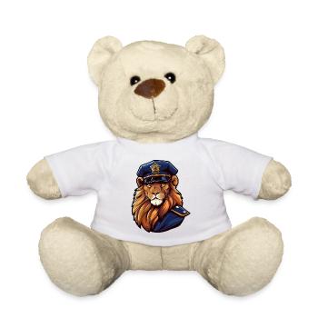 Lionne de la police - Nounours - blanc - Devant