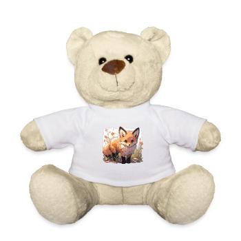 Fox, Foxes, Fox, Children, Fox, Baby, Animal, Forest - Teddy Bear - white - Front