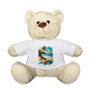 Nature, Été, Mer, Océan, Étoile de mer - Nounours - blanc - Devant