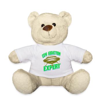 Alien, OVNI, UAP, Espace, Objet volant de l’espace - Nounours - blanc - Devant