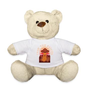Alien, OVNI, UAP, Espace, Objet volant de l’espace - Nounours - blanc - Devant