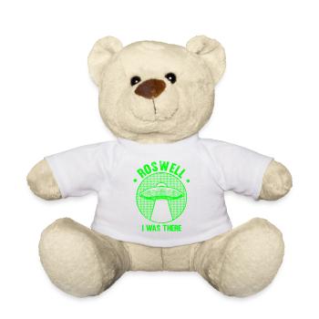 Alien, UFO, UAP, Space, Weltraum Flugobjekt - Teddy - Weiß - Vorne