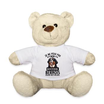 Chien de race bouvier bernois - Nounours - blanc - Devant