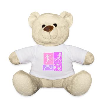 Women's Soccer, Women's Soccer, Women's Soccer - Teddy Bear - white - Front