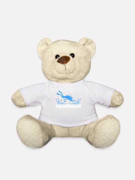 Tauchen, Gerätetauchen, Urlaub Meer Taucher - Teddy - Weiß