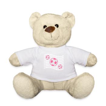 Frauenfußball, Fußball Frauen Soccer Damenfußball - Teddy - Weiß - Vorne