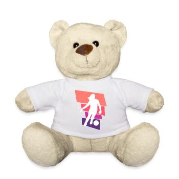 Frauenfußball, Fußball Frauen Soccer Damenfußball - Teddy - Weiß - Vorne