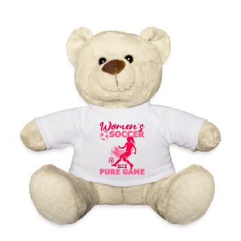 Women's Soccer, Women's Soccer, Women's Soccer - Teddy Bear - white - Front
