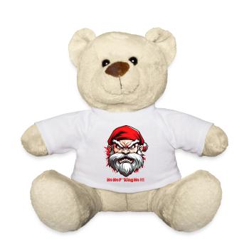 Père Noël en colère - Ho Ho F**king Ho !! - Nounours - blanc - Devant