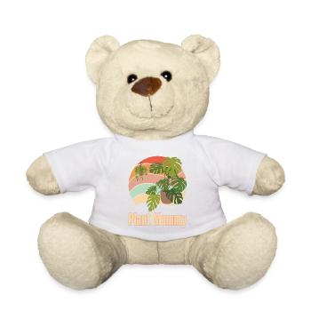 Plant Mommy Geschenk Pflanzenmama Zimmerpflanzen - Teddy - Weiß - Vorne