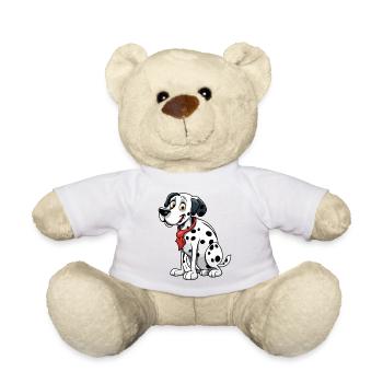 Dalmatian / Dog / Animal / Pet / Barking - Teddy Bear - white - Front