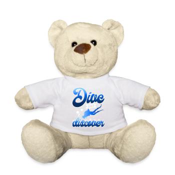 Plongée sous-marine, Plongée sous-marine, Vacances en mer - Nounours - blanc - Devant